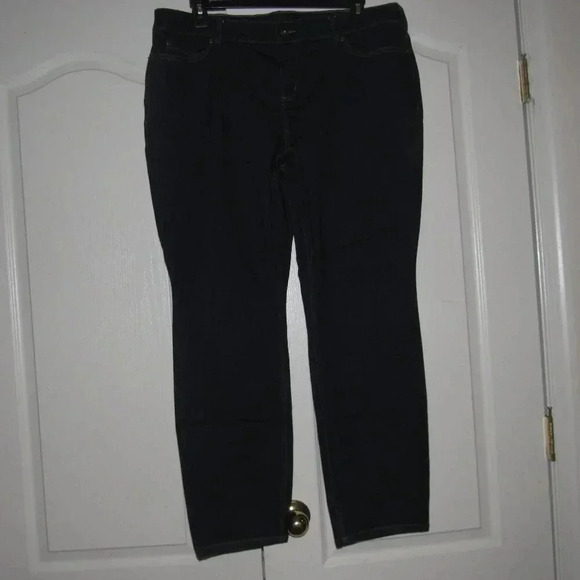 DULUTH TRADING Co. Dark Wash Women’s Jeans Size 20 - Picture 1 of 5